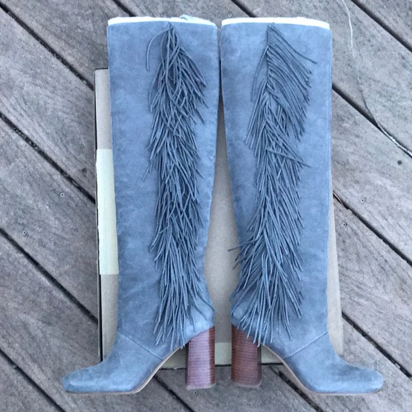 Sam Edelman fringe boots - Picture 1 of 8